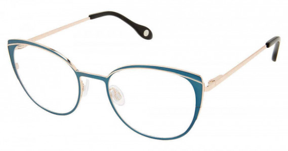 Fysh UK F-3689 Eyeglasses, M204-STEEL BLUE ROSE GOLD