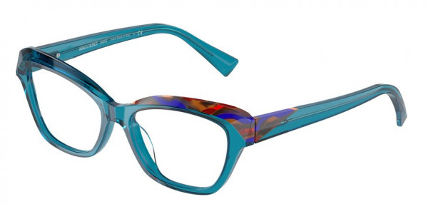 Alain Mikli A03147 SEPHINE Eyeglasses, 003 TEAL / DUNE RED BLUE (LIGHT BLUE)