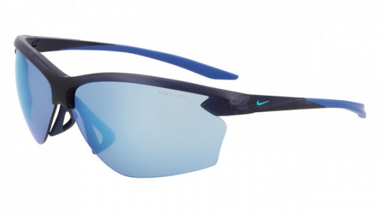 Nike NIKE VICTORY E DV2144 Sunglasses, (451) MATTE OBSIDIAN/BLUE MIRROR