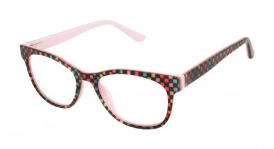 gx by Gwen Stefani GX831 Eyeglasses, Glitter Checker Print (MUL)