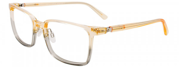 EasyClip EC609 Eyeglasses, 010 - Sand & Slate Grey Transparent