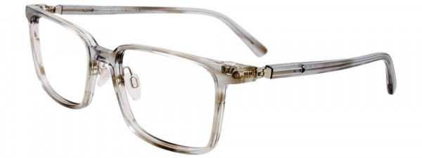 EasyClip EC609 Eyeglasses, 020 - Slate Grey Transparent