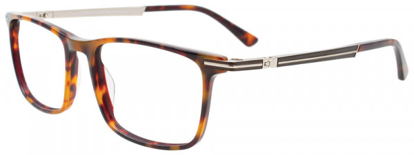 Takumi TK1205 Eyeglasses, 010 - Brown Tort / Brown & Steel