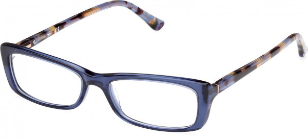Candie's Eyes CA0206 Eyeglasses, 090 - Shiny Blue / Coloured Havana