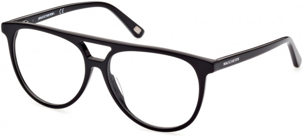 Skechers SE3332 Eyeglasses, 001 - Shiny Black