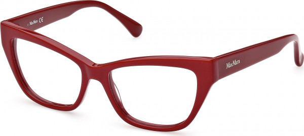 Max Mara MM5053 Eyeglasses, 066 - Shiny Light Red / Shiny Light Red