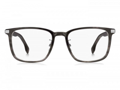 HUGO BOSS Black BOSS 1408/F Eyeglasses, 02W8 GREY HORN