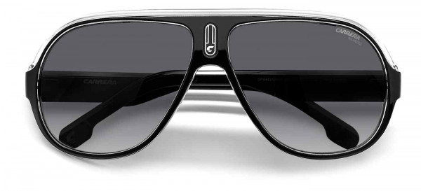 Carrera SPEEDWAY/N Sunglasses, 080S BLACK WHITE