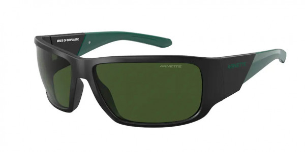 Arnette AN4297 SNAP II Sunglasses, 280771 SNAP II MATTE BLACK DARK GREEN (BLACK)