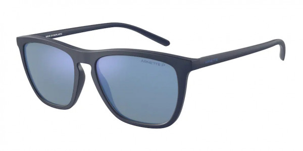 Arnette AN4301 FRY Sunglasses, 275922 FRY MATTE NAVY BLUE DARK GREY (BLUE)