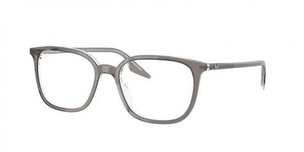 Ray-Ban Optical RX5406 Eyeglasses, 8111 GREY ON TRANSPARENT (GREY)