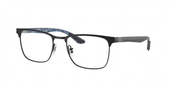 Ray-Ban Optical RX8421 Eyeglasses, 2904 MATTE BLACK ON BLACK (BLACK)