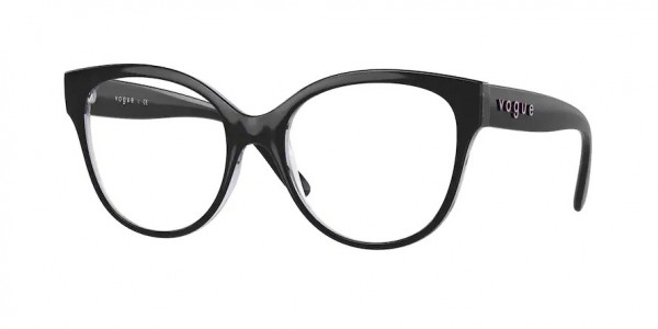 Vogue VO5421 Eyeglasses, 2992 TOP BLACK /SERIGRAPHY (BLACK)