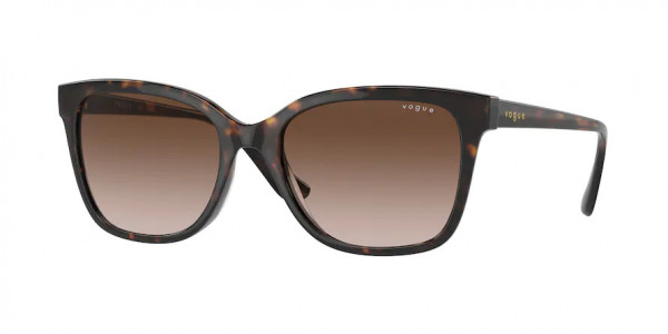Vogue VO5426SF Sunglasses, W65613 HAVANA BROWN GRADIENT (TORTOISE)