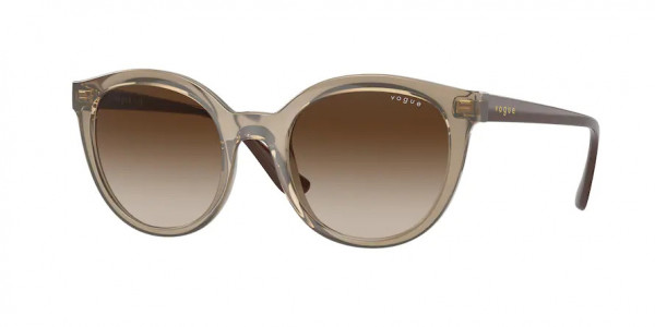 Vogue VO5427S Sunglasses, 294013 TRANSPARENT BROWN BROWN GRADIE (BROWN)