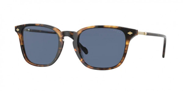 Vogue VO5431S Sunglasses, 281980 HAVANA HONEY DARK BLUE (TORTOISE)