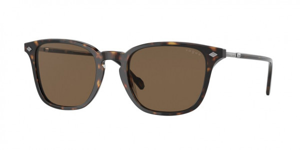 Vogue VO5431S Sunglasses, W65673 DARK HAVANA DARK BROWN (BROWN)