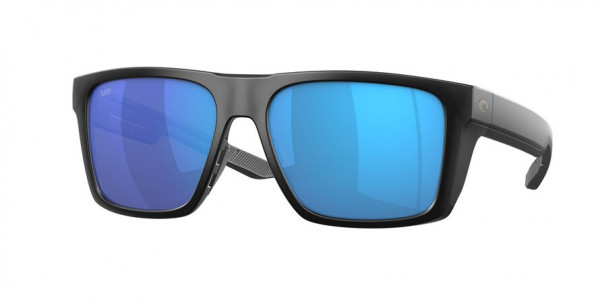Costa Del Mar 6S9104 LIDO Sunglasses, 910401 LIDO BLACK BLUE MIRROR 580G (BLACK)