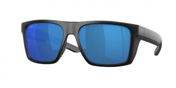 Costa Del Mar 6S9104 LIDO Sunglasses, 910405 LIDO BLACK BLUE MIRROR 580P (BLACK)
