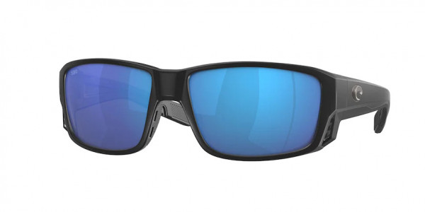 Costa Del Mar 6S9105 TUNA ALLEY PRO Sunglasses, 910501 TUNA ALLEY PRO BLACK BLUE MIRR (BLACK)