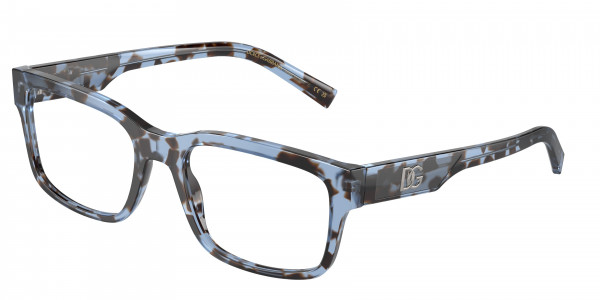 Dolce & Gabbana DG3352 Eyeglasses, 3392 HAVANA BLUE (BLUE)