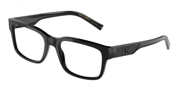 Dolce & Gabbana DG3352 Eyeglasses, 501 BLACK