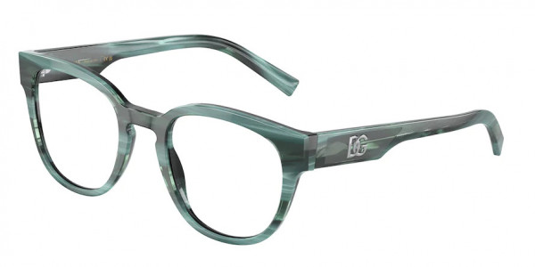 Dolce & Gabbana DG3350 Eyeglasses, 3391 BLUE HORN (BLUE)