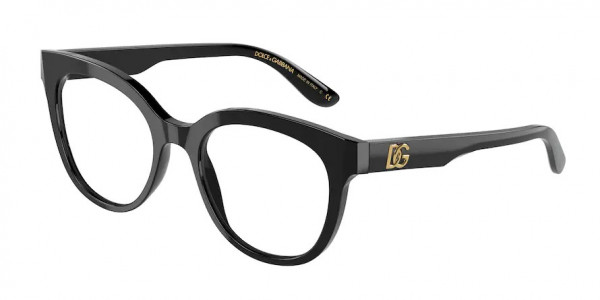Dolce & Gabbana DG3353 Eyeglasses, 501 BLACK