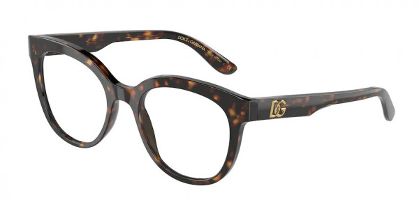 Dolce & Gabbana DG3353 Eyeglasses, 502 HAVANA (TORTOISE)