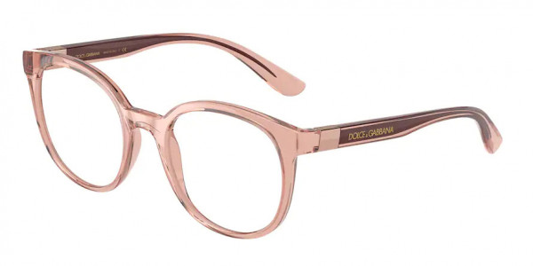 Dolce & Gabbana DG5083 Eyeglasses, 3148 TRANSPARENT PINK (PINK)
