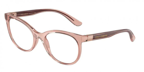 Dolce & Gabbana DG5084 Eyeglasses, 3148 TRANSPARENT PINK (PINK)