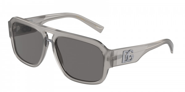 Dolce & Gabbana DG4403 Sunglasses, 342181 OPAL GREY DARK GREY POLAR (GREY)