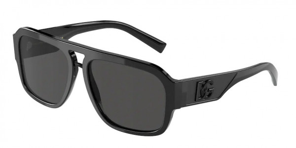 Dolce & Gabbana DG4403F Sunglasses, 501/87 BLACK DARK GREY (BLACK)