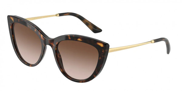 Dolce & Gabbana DG4408F Sunglasses, 502/13 HAVANA GRADIENT BROWN (TORTOISE)