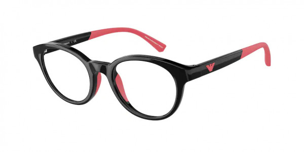 Emporio Armani EA3205 Eyeglasses, 5017 SHINY BLACK (BLACK)