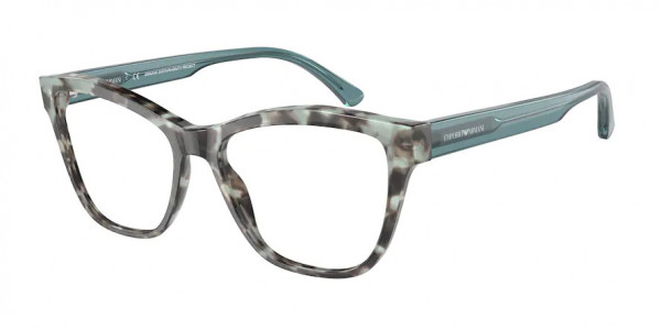 Emporio Armani EA3193 Eyeglasses, 5097 SHINY BLUE HAVANA (BLUE)