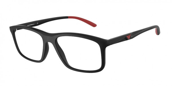 Emporio Armani EA3196 Eyeglasses, 5001 MATTE BLACK (BLACK)