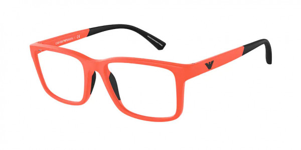 Emporio Armani EA3203F Eyeglasses, 5932 MATTE ORANGE (ORANGE)