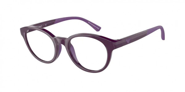 Emporio Armani EA3205F Eyeglasses, 5115 SHINY VIOLET (VIOLET)