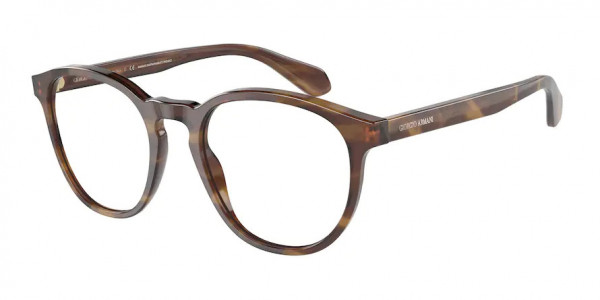 Giorgio Armani AR7216 Eyeglasses, 5941 OPAL STRIPED HONEY (BROWN)