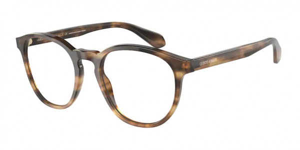 Giorgio Armani AR7216 Eyeglasses, 5942 OPAL STRIPED BROWN (BROWN)