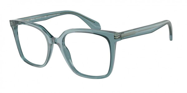 Giorgio Armani AR7217 Eyeglasses, 5934 TRANSPARENT BLUE (BLUE)