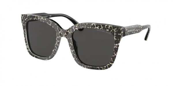 Michael Kors MK2163 SAN MARINO Sunglasses, 391687 SAN MARINO GREY AND BLACK LEOP (GREY)