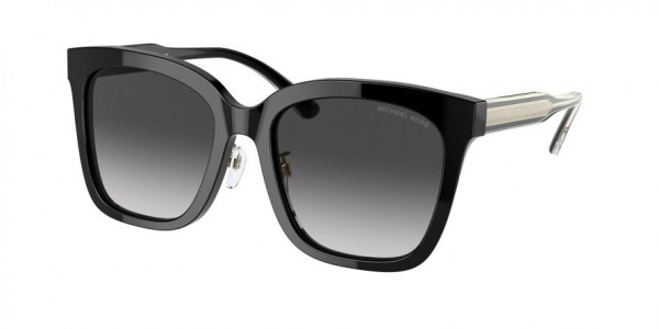Michael Kors MK2163F SAN MARINO Sunglasses, 30058G SAN MARINO BLACK DARK GREY GRA (BLACK)