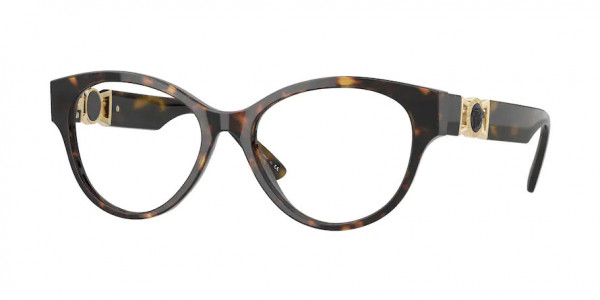 Versace VE3313 Eyeglasses, 108 HAVANA (TORTOISE)