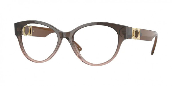 Versace VE3313 Eyeglasses, 5332 BROWN TRANSP GRADIENT BEIGE (BROWN)