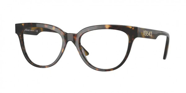 Versace VE3315 Eyeglasses, 108 HAVANA (TORTOISE)