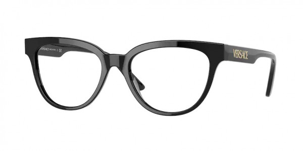 Versace VE3315 Eyeglasses, GB1 BLACK