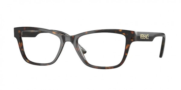 Versace VE3316F Eyeglasses, 108 HAVANA (TORTOISE)