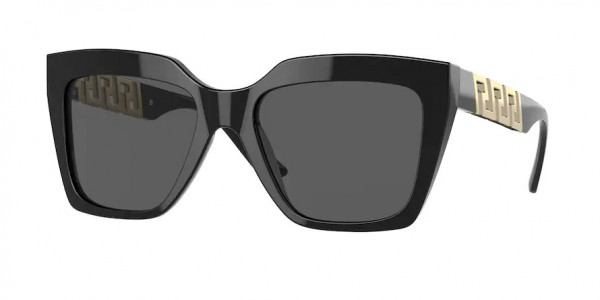 Versace VE4418 Sunglasses, GB1/87 BLACK DARK GREY (BLACK)